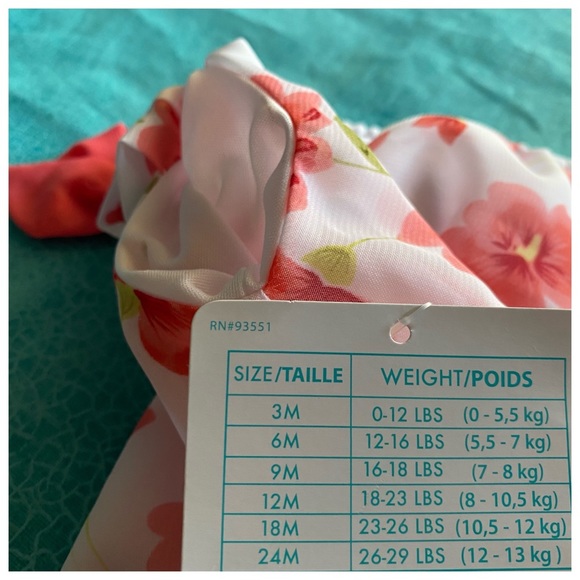 Baby Essentials floral romper 12 months size - Picture 5 of 8